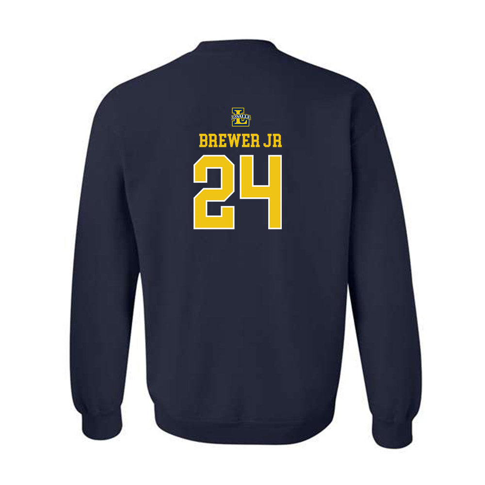 La Salle - NCAA Men's Basketball : Jerome Brewer Jr - Sports Shersey Crewneck Sweatshirt-1