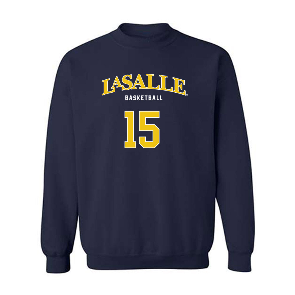 La Salle - NCAA Women's Basketball : Ashleigh Connor - Sports Shersey Crewneck Sweatshirt-0