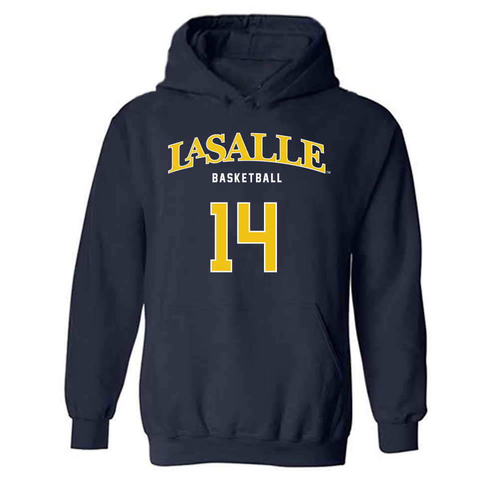 La Salle - NCAA Women's Basketball : Emilia Coleman - Sports Shersey Hooded Sweatshirt-0