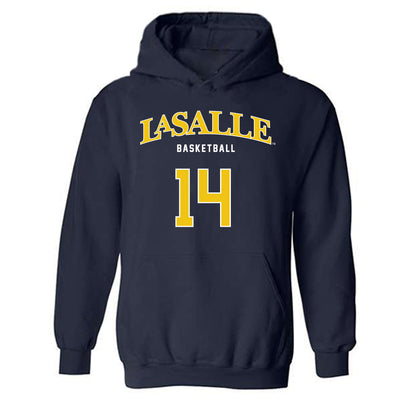 La Salle - NCAA Women's Basketball : Emilia Coleman - Sports Shersey Hooded Sweatshirt-0