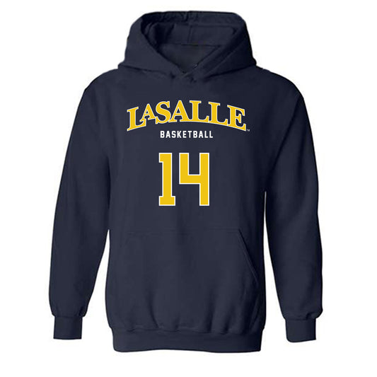 La Salle - NCAA Women's Basketball : Emilia Coleman - Sports Shersey Hooded Sweatshirt-0