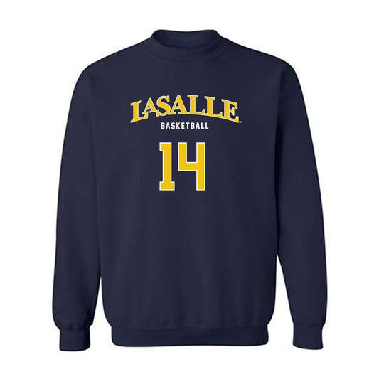 La Salle - NCAA Women's Basketball : Emilia Coleman - Sports Shersey Crewneck Sweatshirt-0