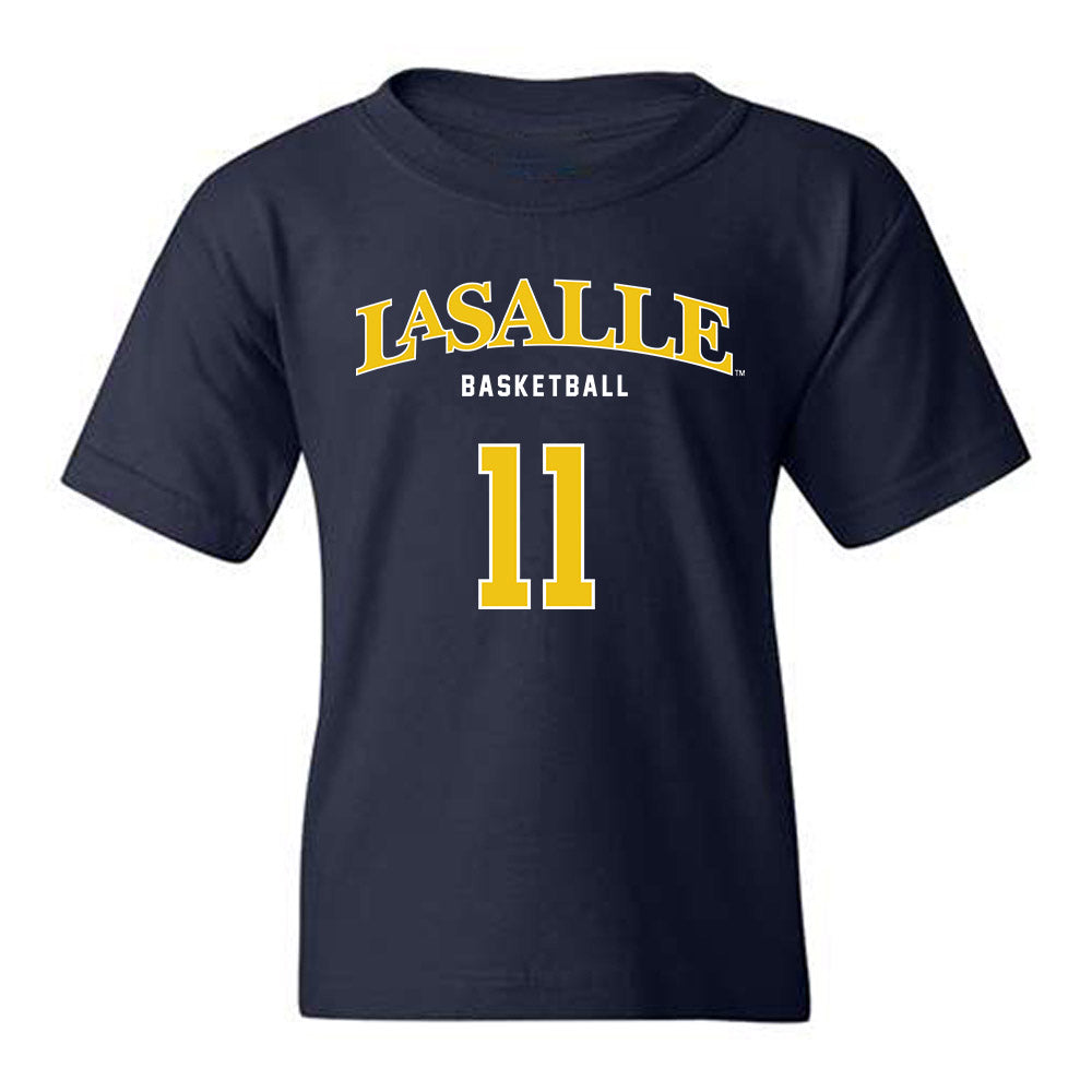 La Salle - NCAA Women's Basketball : Sania Jenkins - Sports Shersey Youth T-Shirt-0