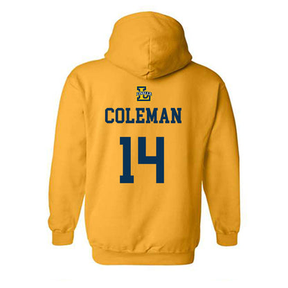 La Salle - NCAA Women's Basketball : Emilia Coleman - Sports Shersey Hooded Sweatshirt-1