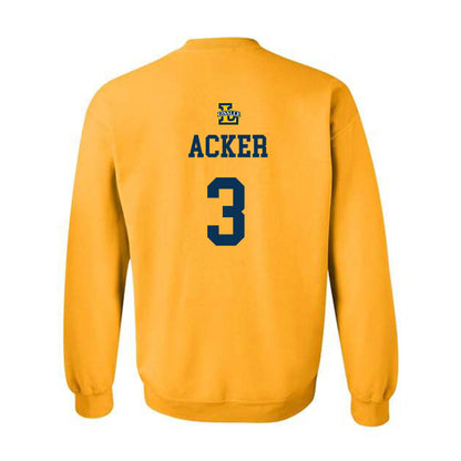 La Salle - NCAA Men's Basketball : Eric Acker - Sports Shersey Crewneck Sweatshirt-1