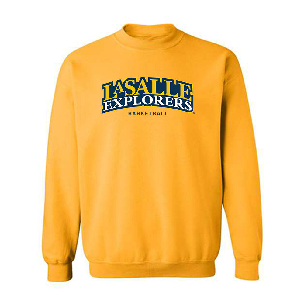La Salle - NCAA Men's Basketball : Eric Acker - Sports Shersey Crewneck Sweatshirt-0