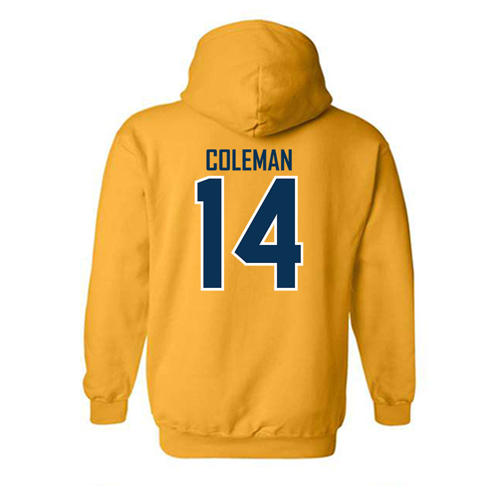 La Salle - NCAA Women's Basketball : Emilia Coleman - Generic Shersey Hooded Sweatshirt-1