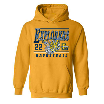 La Salle - NCAA Women's Basketball : Yar Manyiel - Generic Shersey Hooded Sweatshirt-0