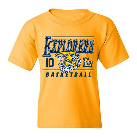 La Salle - NCAA Men's Basketball : Jaden Johnson - Generic Shersey Youth T-Shirt-0