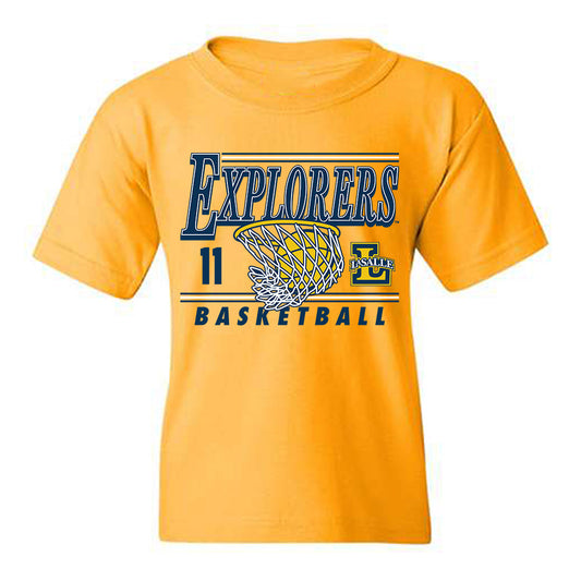 La Salle - NCAA Women's Basketball : Sania Jenkins - Generic Shersey Youth T-Shirt-0