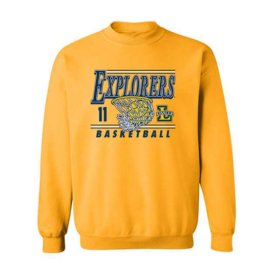 La Salle - NCAA Women's Basketball : Sania Jenkins - Generic Shersey Crewneck Sweatshirt-0
