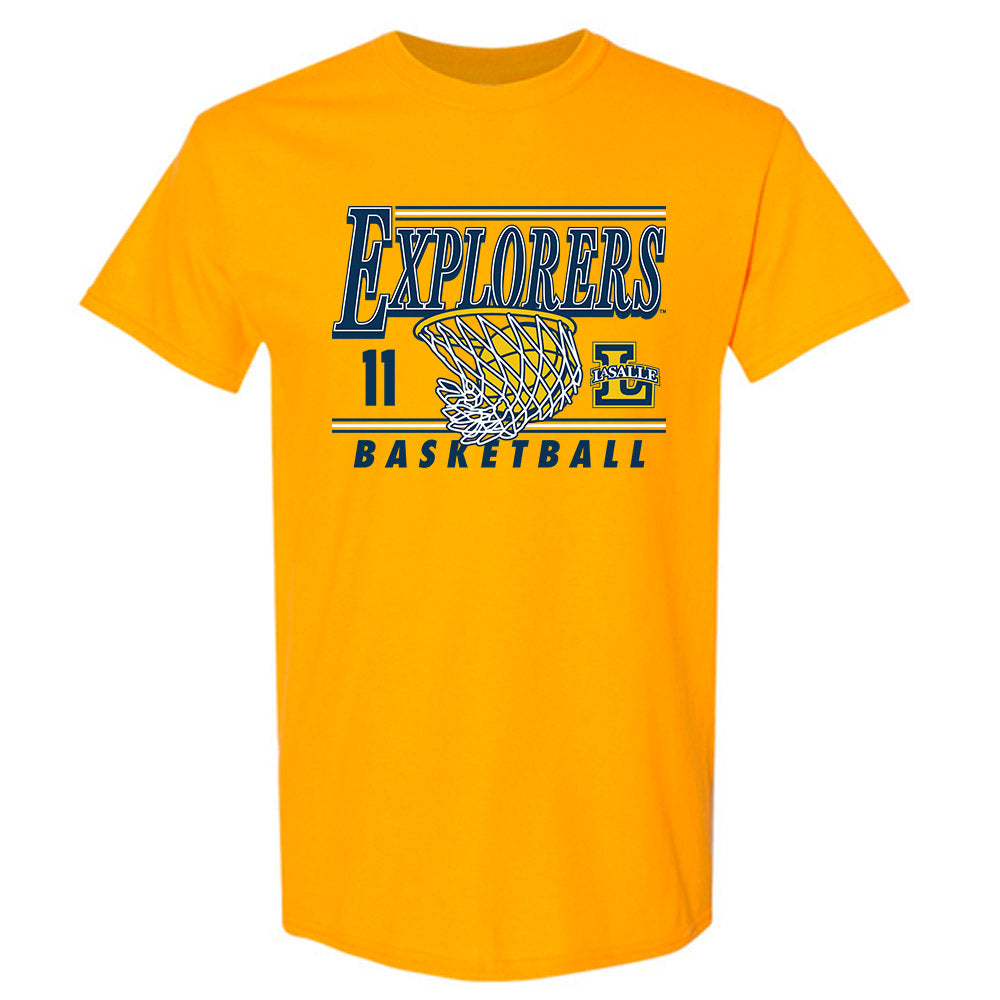 La Salle - NCAA Women's Basketball : Sania Jenkins - Generic Shersey T-Shirt-0