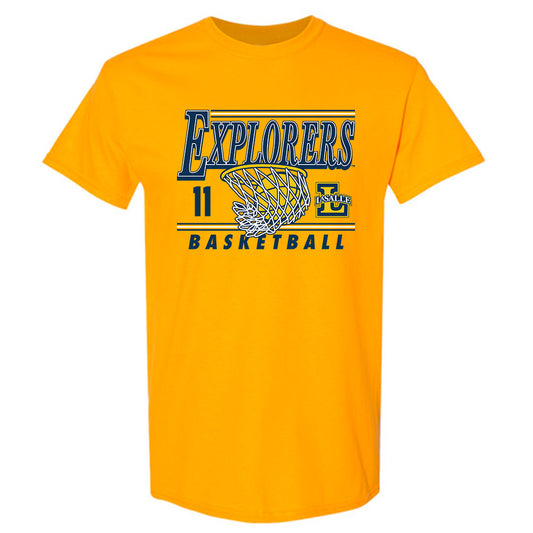 La Salle - NCAA Women's Basketball : Sania Jenkins - Generic Shersey T-Shirt-0