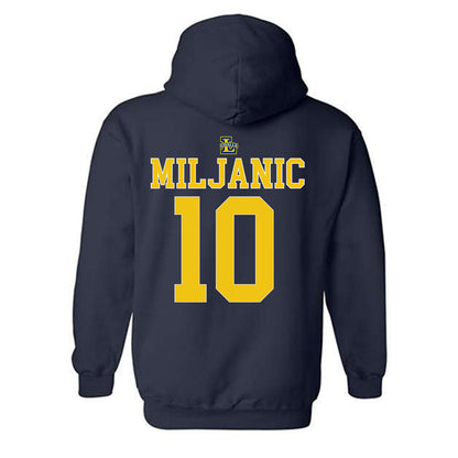 La Salle - NCAA Women's Basketball : Ivona Miljanic - Generic Shersey Hooded Sweatshirt-1