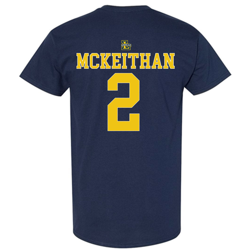 La Salle - NCAA Men's Basketball : Corey McKeithan - Generic Shersey T-Shirt-1