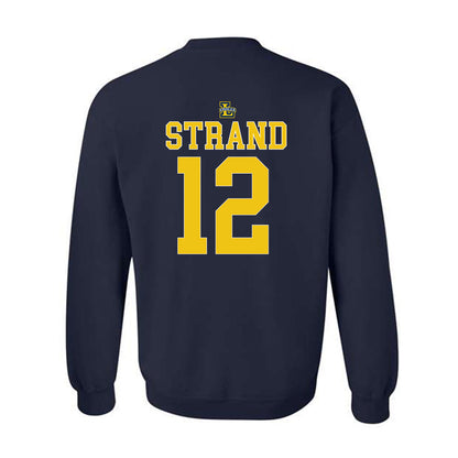 La Salle - NCAA Men's Basketball : Damon Strand - Generic Shersey Crewneck Sweatshirt-1