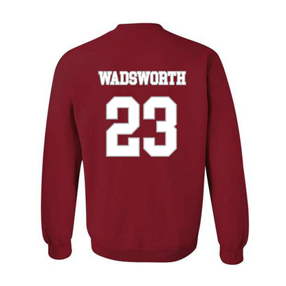 Troy - NCAA Men's Basketball : Tucker Wadsworth - Shersey Crewneck Sweatshirt-1