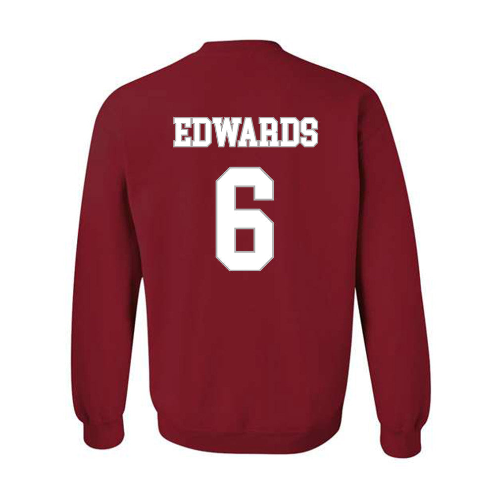 Troy - NCAA Women's Basketball : Shakirah Edwards - Shersey Crewneck Sweatshirt-1