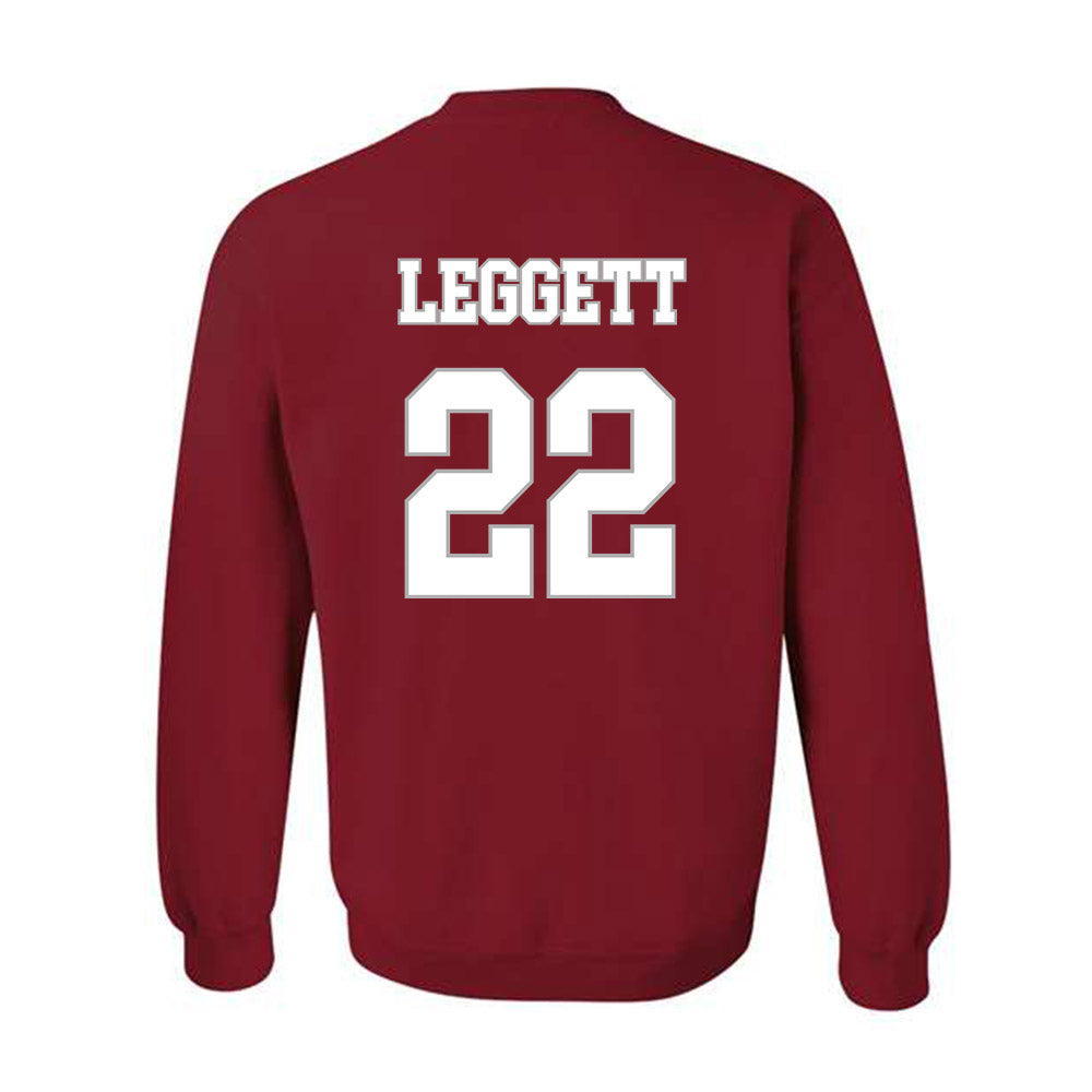 Troy - NCAA Women's Basketball : Rachel Leggett - Shersey Crewneck Sweatshirt-1