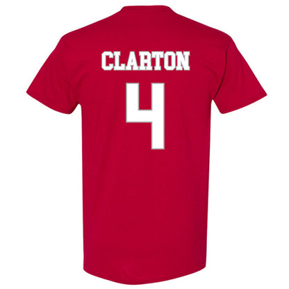 Troy - NCAA Men's Basketball : Emmanuel Clarton - Shersey T-Shirt-1