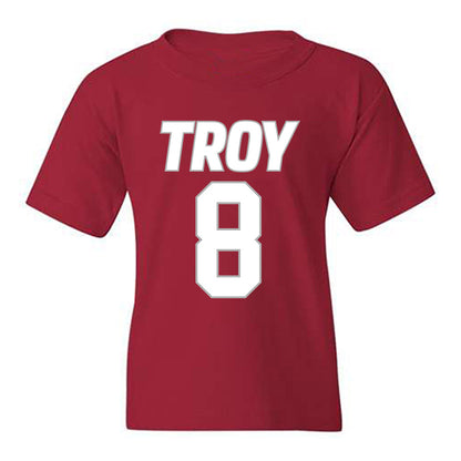 Troy - Men's Basketball Alumni : Brant Smith - Classic Shersey Youth T-Shirt-0