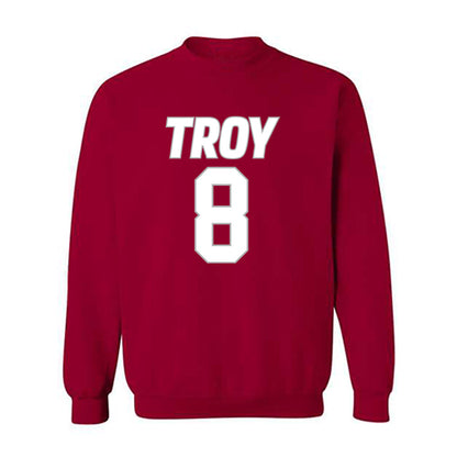 Troy - Men's Basketball Alumni : Brant Smith - Classic Shersey Crewneck Sweatshirt-0