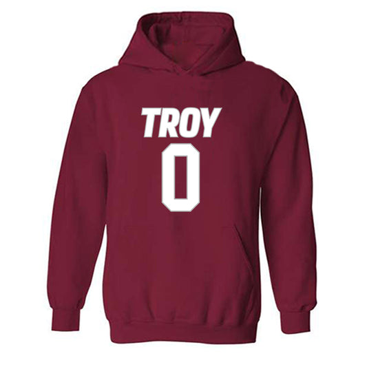 Troy - NCAA Women's Basketball : Detavia Salter - Shersey Hooded Sweatshirt-0