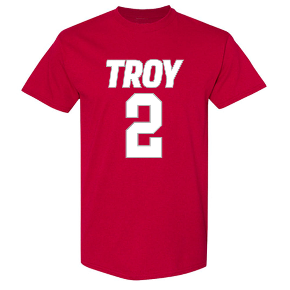 Troy - NCAA Women's Basketball : Ashley Baez - Shersey T-Shirt-0