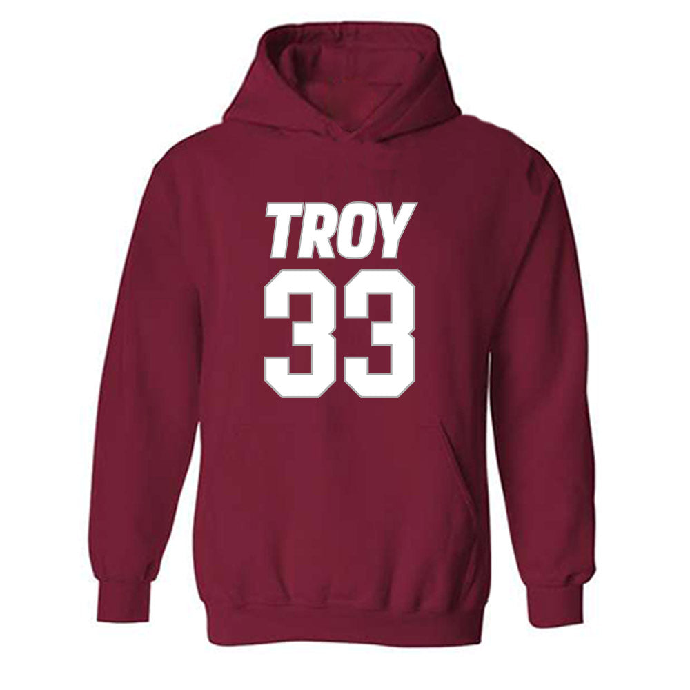Troy - NCAA Women's Basketball : Taliah Martin - Shersey Hooded Sweatshirt-0