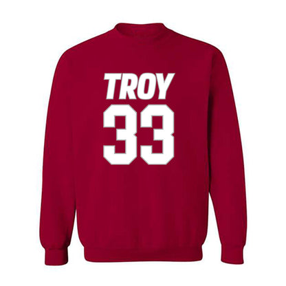 Troy - NCAA Women's Basketball : Taliah Martin - Shersey Crewneck Sweatshirt-0