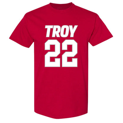 Troy - NCAA Women's Basketball : Rachel Leggett - Shersey T-Shirt-0