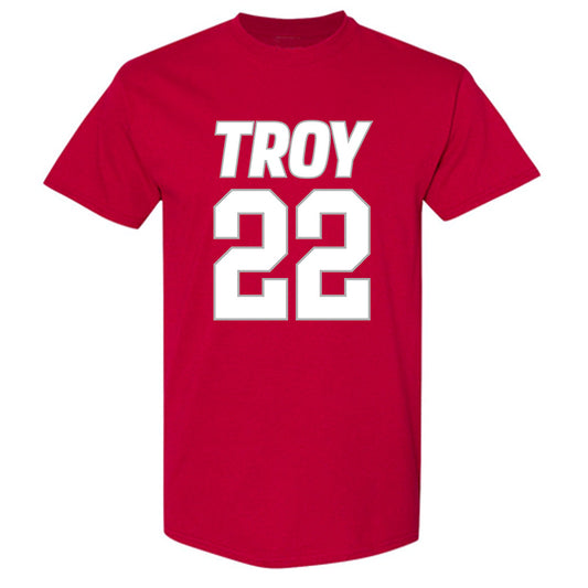 Troy - NCAA Women's Basketball : Rachel Leggett - Shersey T-Shirt-0