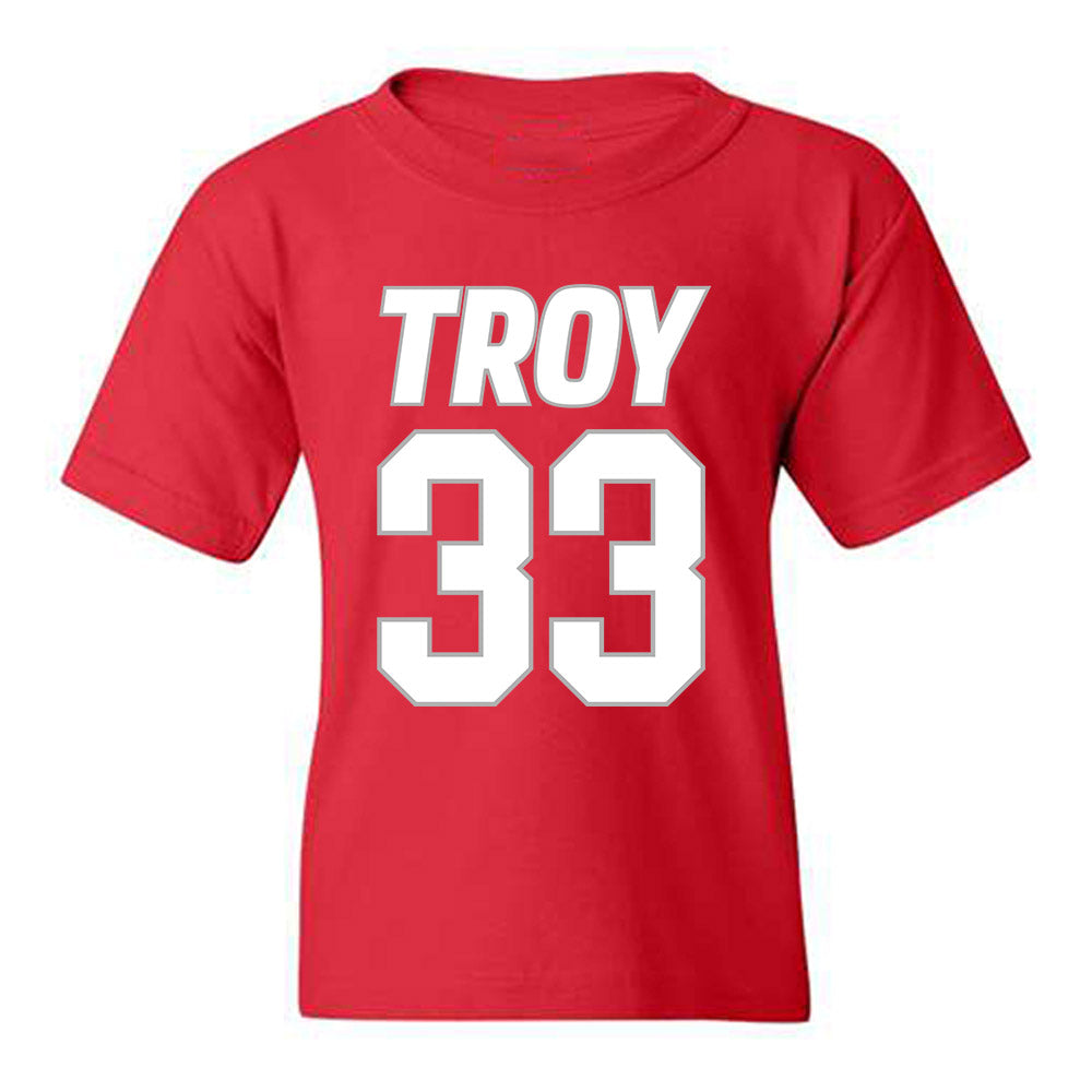 Troy - NCAA Women's Basketball : Taliah Martin - Shersey Youth T-Shirt-0