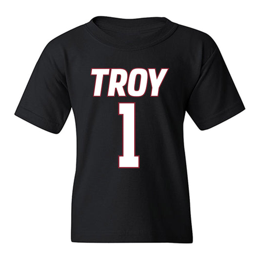 Troy - NCAA Women's Basketball : Saniya Jackson - Youth T-Shirt-0