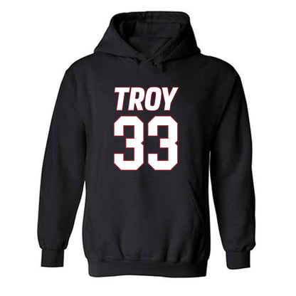 Troy - NCAA Women's Basketball : Taliah Martin - Hooded Sweatshirt-0