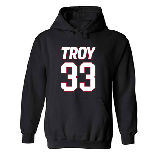 Troy - NCAA Women's Basketball : Taliah Martin - Hooded Sweatshirt-0
