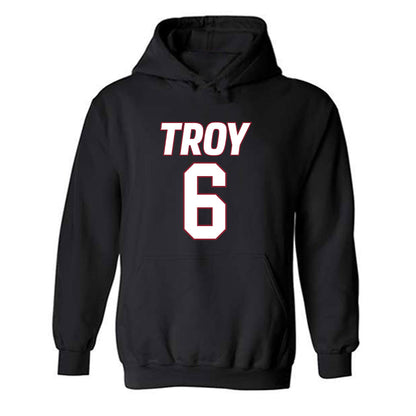 Troy - NCAA Women's Basketball : Shakirah Edwards - Hooded Sweatshirt-0