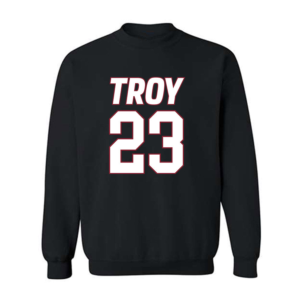 Troy - NCAA Men's Basketball : Tucker Wadsworth - Crewneck Sweatshirt-0