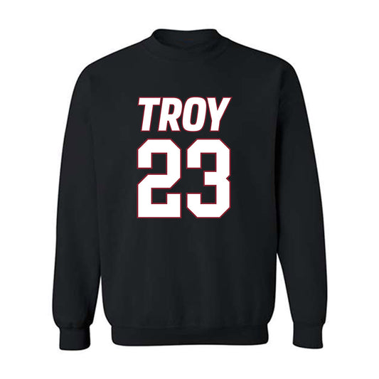 Troy - NCAA Men's Basketball : Tucker Wadsworth - Crewneck Sweatshirt-0