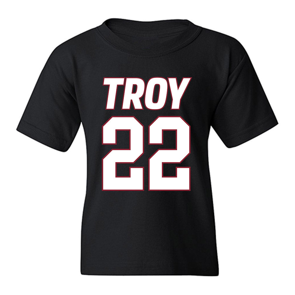 Troy - NCAA Women's Basketball : Rachel Leggett - Youth T-Shirt-0