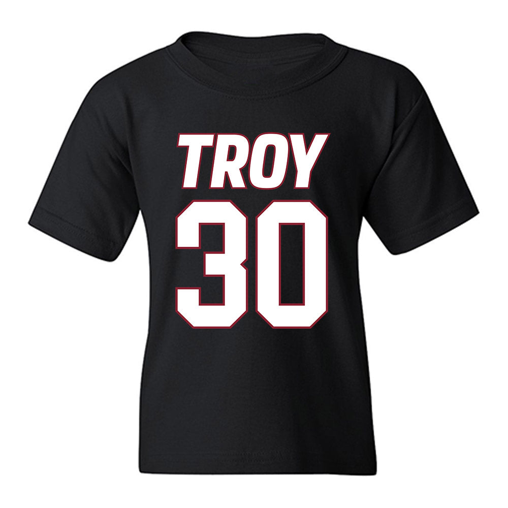 Troy - NCAA Men's Basketball : Hikaru Awata - Youth T-Shirt-0