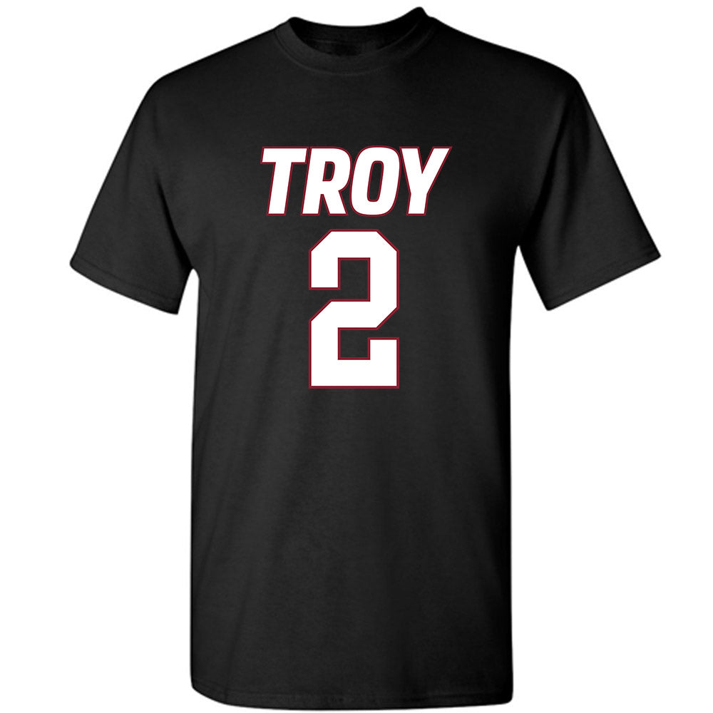 Troy - NCAA Women's Basketball : Ashley Baez - T-Shirt-0