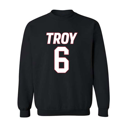 Troy - NCAA Women's Basketball : Shakirah Edwards - Crewneck Sweatshirt-0