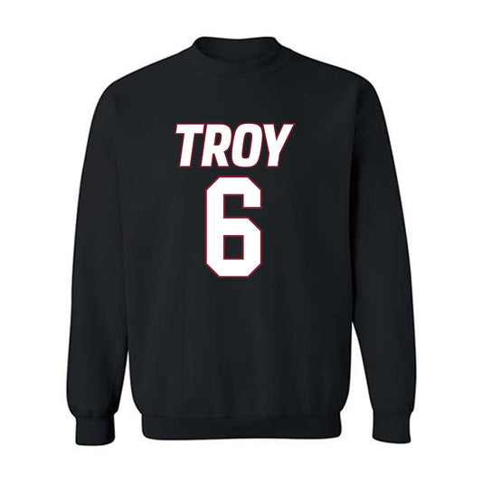Troy - NCAA Women's Basketball : Shakirah Edwards - Crewneck Sweatshirt-0