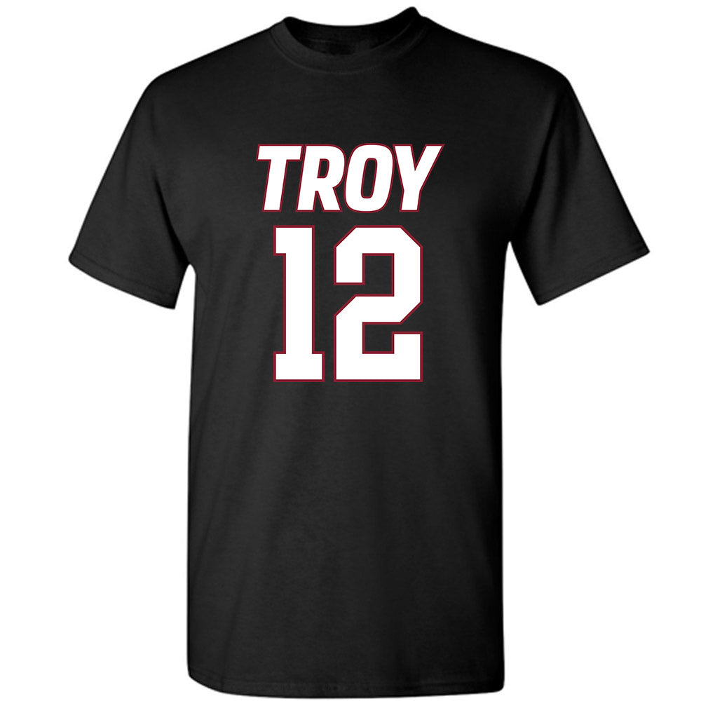 Troy - NCAA Women's Basketball : Fortuna Ngnawo - T-Shirt-0