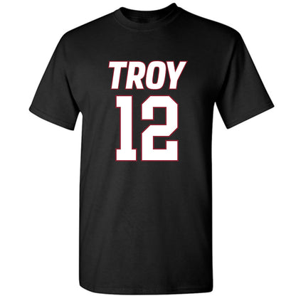 Troy - NCAA Women's Basketball : Fortuna Ngnawo - T-Shirt-0
