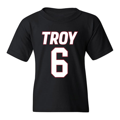 Troy - NCAA Women's Basketball : Shakirah Edwards - Youth T-Shirt-0