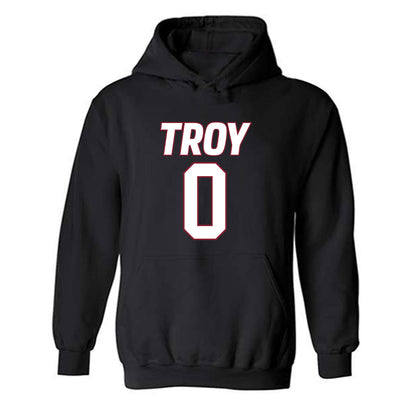 Troy - NCAA Women's Basketball : Detavia Salter - Hooded Sweatshirt-0