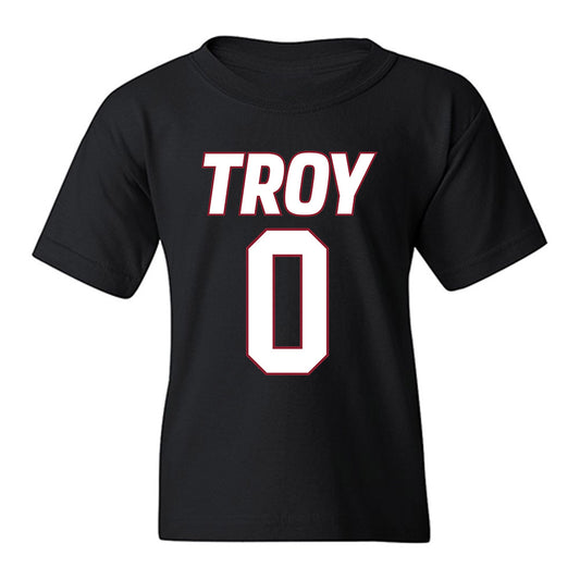 Troy - NCAA Women's Basketball : Detavia Salter - Youth T-Shirt-0