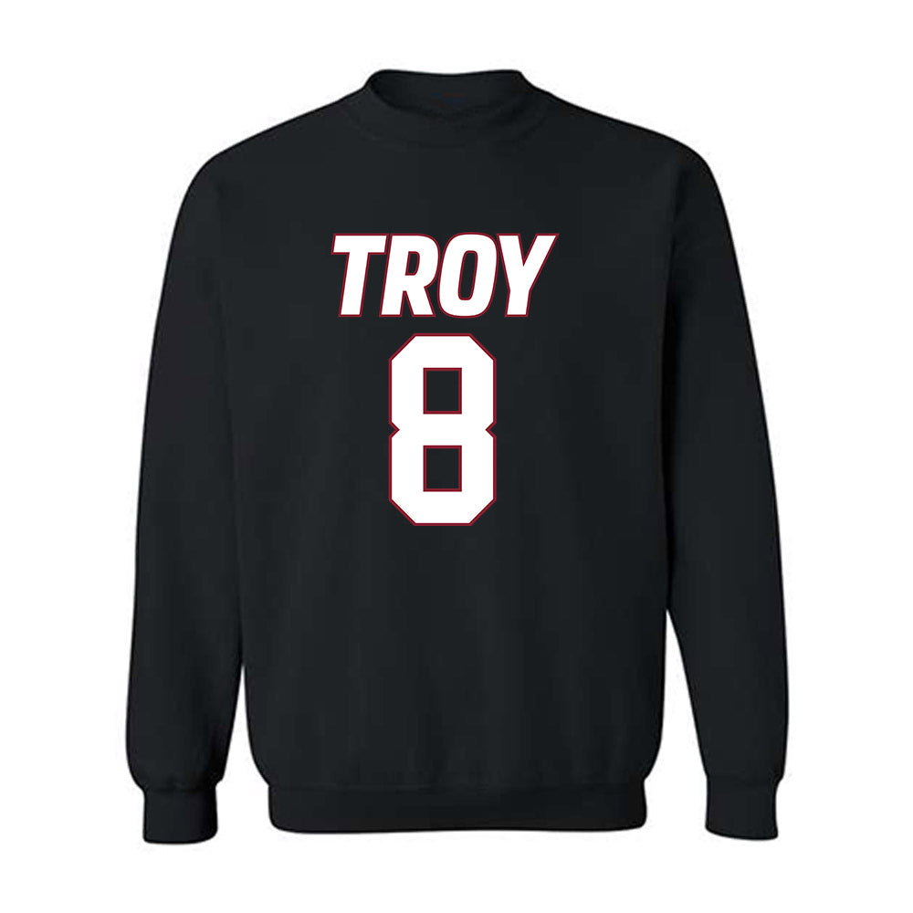 Troy - Men's Basketball Alumni : Brant Smith - Classic Shersey Crewneck Sweatshirt-0